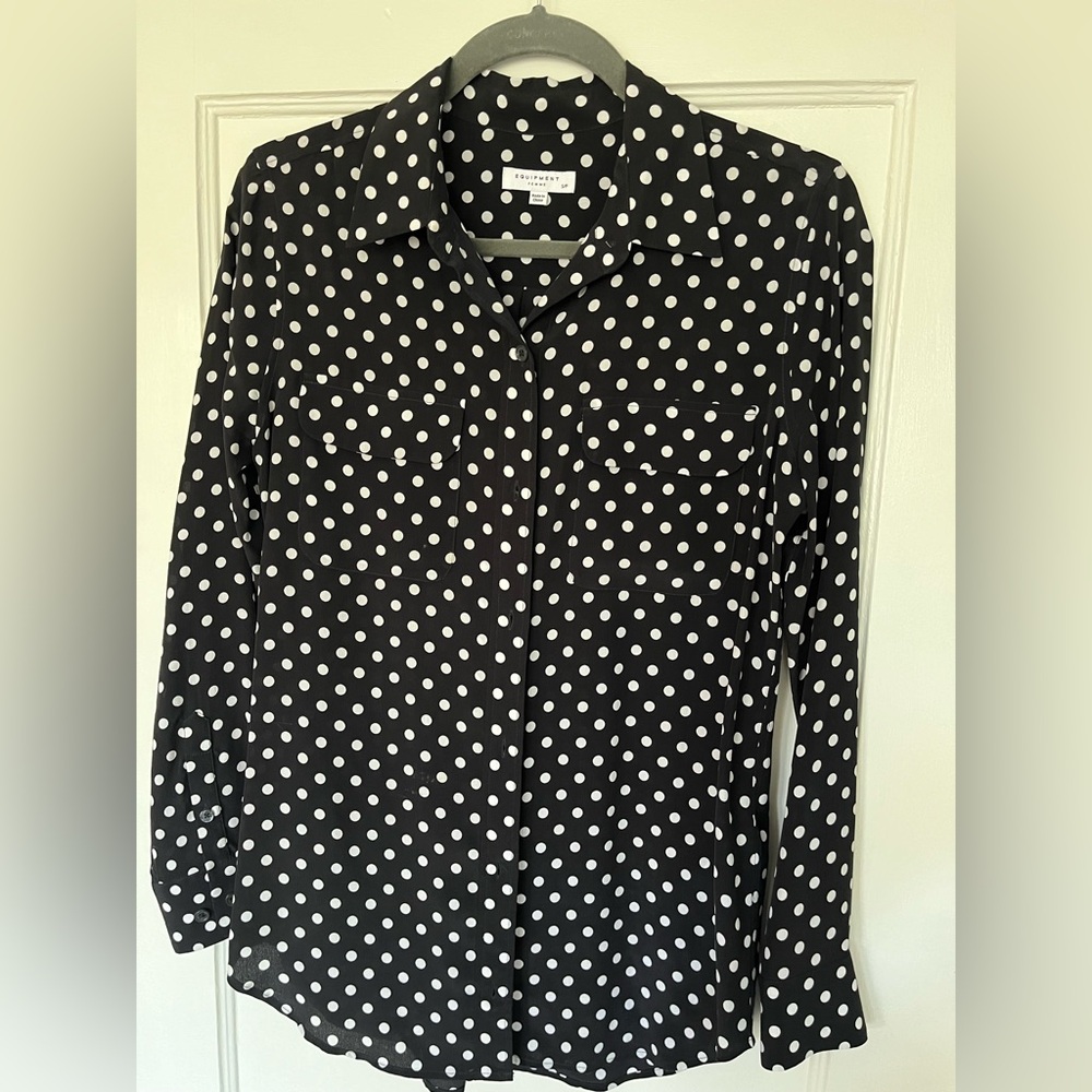 silk blouse